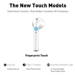 YurKem TWS 5.0 Wireless Bluetooth Earbuds with Charging Case-2