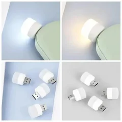 USB Mini LED Night Light Round Plug Lamp-16