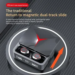 M90 Pro True Wireless Earbuds Bluetooth 5.3 Earphones with Charging Case-2