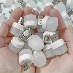 USB Mini LED Night Light Round Plug Lamp-14