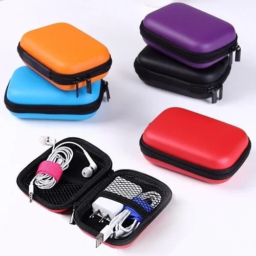 EVA Hard Shell Earphone and Small Electronics Storage Case