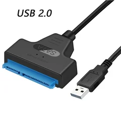 USB 3.0 to SATA 22-Pin Hard Drive Adapter Cable-7