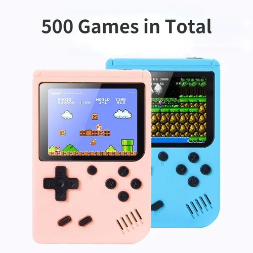 500-in-1 Retro Mini Handheld Game Console with TV Output