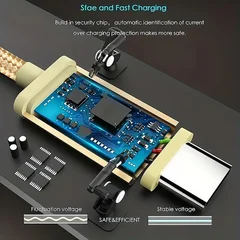 Nylon Braided USB-C Fast Charging Cable (3.3ft/6.6ft/9.9ft)-9