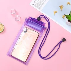 Pochette téléphone étanche PVC Aidu pour natation et rafting-9