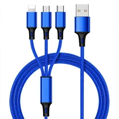 3-in-1 Universal Fast Charging Cable with USB, Type-C, and Apple Connectors-7