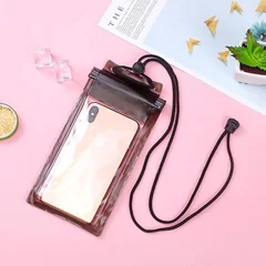 Pochette téléphone étanche PVC Aidu pour natation et rafting-12