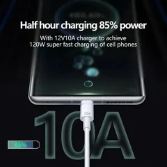 10A 120W Super Fast Charging USB Type-C Cable-6
