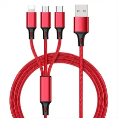 3-in-1 Universal Fast Charging Cable with USB, Type-C, and Apple Connectors-8