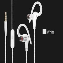 S760 Waterproof Earhook Sports Earphones with Mic and Wire Control-3