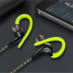 S760 Waterproof Earhook Sports Earphones with Mic and Wire Control-2