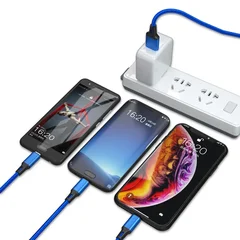 3-in-1 Universal Fast Charging Cable with USB, Type-C, and Apple Connectors-2