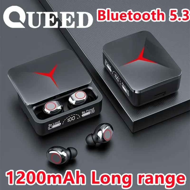 M90 Pro True Wireless Earbuds Bluetooth 5.3 Earphones with Charging Case
