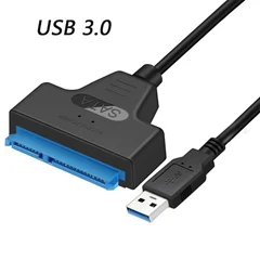 USB 3.0 to SATA 22-Pin Hard Drive Adapter Cable-8
