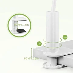 Gooseneck Phone Holder with Clamp Base for Bed, Desk, and Overhead Use-4