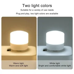 USB LED Plug Lamp - 1W Super Bright Night Light-11