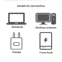 USB LED Plug Lamp - 1W Super Bright Night Light-8