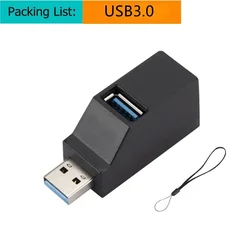 3-Port USB 3.0 Hub Mini OTG Adapter Splitter with 5Gbps High-Speed Transfer-9