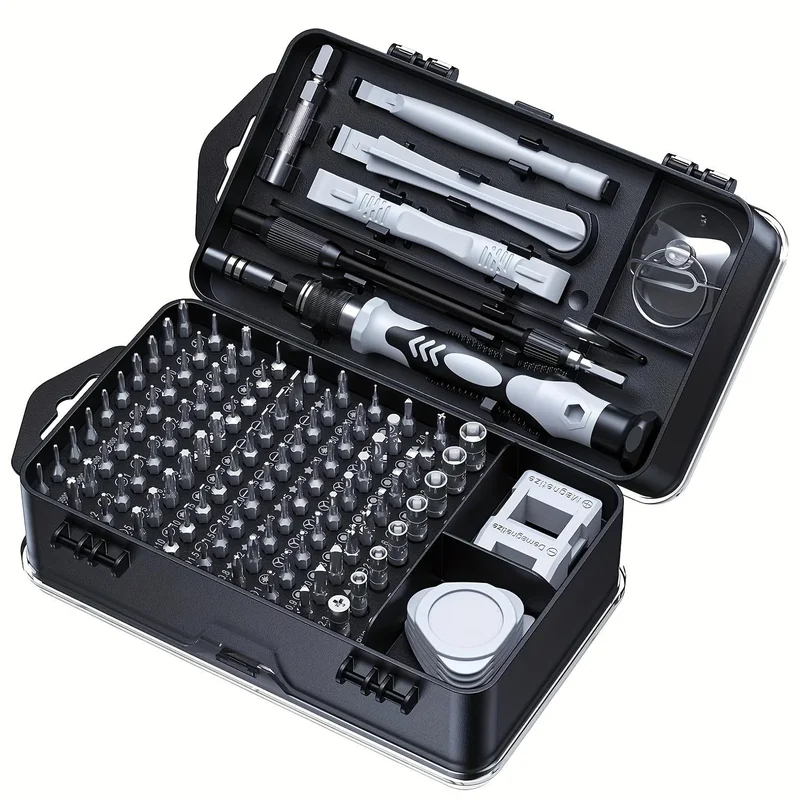 115-in-1 Magnetic Screwdriver Set with Special-Shaped Bits