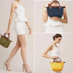 Oxford Nylon Waterproof Folding Tote Shoulder Bag for Women 2024-21