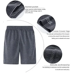 Men's Lightweight Casual Summer Beach Shorts-6