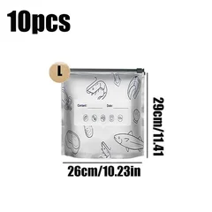 30-Pack S/M/L Sealable Aluminum Foil Pouch Bags-13