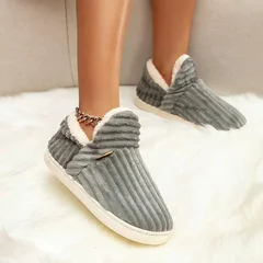 Warm Flannel Non-Slip Indoor Shoes-13