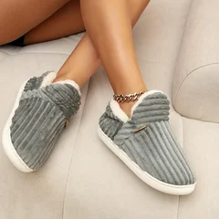 Warm Flannel Non-Slip Indoor Shoes-3