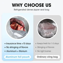 30-Pack S/M/L Sealable Aluminum Foil Pouch Bags-7