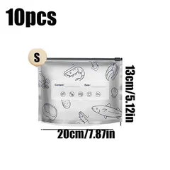 30-Pack S/M/L Sealable Aluminum Foil Pouch Bags-11