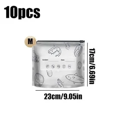 30-Pack S/M/L Sealable Aluminum Foil Pouch Bags-12