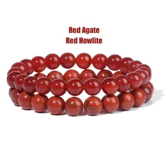 Natural Stone Bead Bracelet Set for Men & Women-8