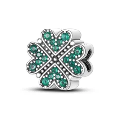 925 Silver Family Tree and Lucky Clover Charm Bead-22