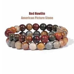 Natural Stone Bead Bracelet Set for Men & Women-18