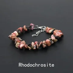 Natural Amethyst Irregular Chip Bead Stretch Bracelet-16