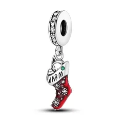 925 Silver Family Tree and Lucky Clover Charm Bead-95