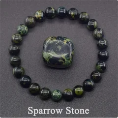 Natural Lapis Lazuli Stone Beads Elastic Bracelet for Men & Women-23