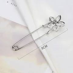 Women's Pearl Beaded Brooch Pin-10