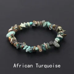 Natural Amethyst Irregular Chip Bead Stretch Bracelet-45