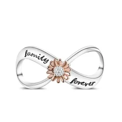 925 Silver Family Tree and Lucky Clover Charm Bead-45