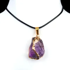 Women's Natural Stone Irregular Pendant Necklace-15