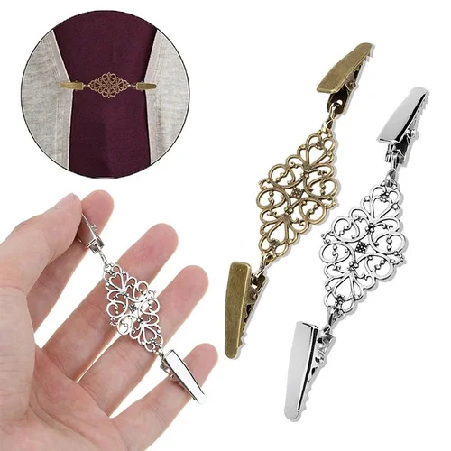 Metal Sweater Cardigan Collar Clasp