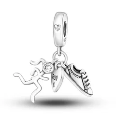 925 Silver Family Tree and Lucky Clover Charm Bead-87