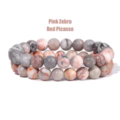 Natural Stone Bead Bracelet Set for Men & Women-9
