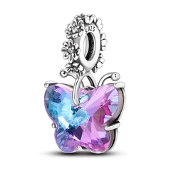 925 Silver Family Tree and Lucky Clover Charm Bead-86