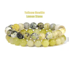 Natural Stone Bead Bracelet Set for Men & Women-13