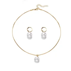 Boho Zinc Alloy Earrings and Necklace Set for Women-5