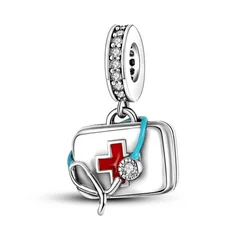 925 Silver Family Tree and Lucky Clover Charm Bead-32