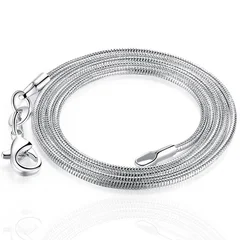 925 Sterling Silver 1.2mm Snake Chain Necklace (5 Pack, 40-75cm)-5