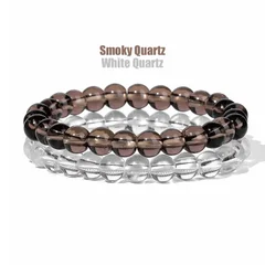 Natural Stone Bead Bracelet Set for Men & Women-31